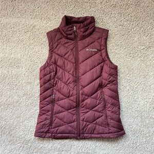 Columbia Women's Maroon Joy Peak II Vest